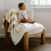 Hamptons Stripe Name Blanket | Butter