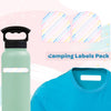 Rainbow Stripe | Camping Labels Value Pack