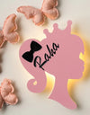 Personalised Lamp | Pink Princess