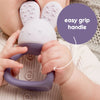 Chill + Fill Bunny Teether | Peony Purple