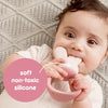 Chill + Fill Bunny Teether | Blush Pink