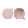 Silicone Bowl + Lid with Suction Base | Blush Pink