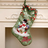 Snowman & Friends Velveteen Stockings | Set Of 3