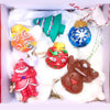 Jumbo Christmas Trees Ornament Crayons - Set of 6