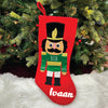 17" Nutcracker Large Stocking | Red