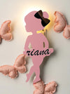 Personalised Lamp | Pink Ballerina