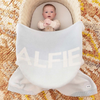 Splice Name Blanket | Powder Blue