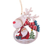 Rustic Rudolph Ornament  | Santa