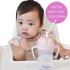 Weighted Straw Sippy Cup 240ml | Blush Light Pink