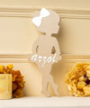 Personalised Lamp | Gold Ballerina