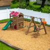 Naturally Playful Adventure Lodge Play Center With Glider