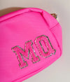 Personalised Large Pouch | Hot Pink