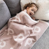 Multi Letter Blanket | Ballet Pink