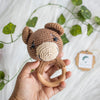 Handmade Crochet Rattle | Bear