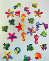 Under The Sea Marbled Crayon - Set of 8