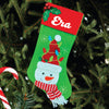 Luxury Mistletoe Stocking | Snowman