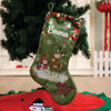 Snowman & Friends Velveteen Stockings | Set Of 3