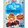 Vehicles- It's Colour time with Stickers