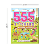 555 Stickers and Activity Books Pack -A Pack of 2 Books