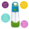 Tritan Straw Drink Bottle | Ocean Breeze Blue Green