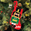 8" Nutcracker Mini Stocking | Red