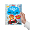 Vehicles- It's Colour time with Stickers