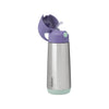 Insulated Straw Sipper Drink Water Bottle | Lilac Pop Purple