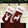 Reindeer Furry Band Stocking | Full Reindeer Stocking