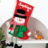 Dangling Legs Stocking | Snowman's Delight