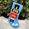 17" Nutcracker Large Stocking | Blue