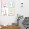 Cute Animals | Canvas For Wall (Set of 4)