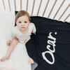 Name Blanket | Indigo Navy