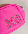 Personalised Medium Pouch | Hot Pink