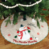 42" Tree Skirt  | Snowman's Embrace