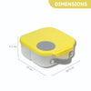 Mini Lunch Box | Lemon Sherbet Yellow Grey