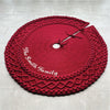 50" Tree Skirt | Crochet Crimson Circle