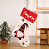 Whimsical Gnome Stocking | White