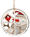 Peek-a-Boo Ornament | Snowman By The Window