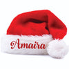 Personalised Luxe Furry Santa Caps