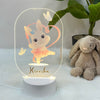 Acrylic LED Night Lamp | Mystical Bunny