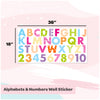 Alphabets And Numbers | Mini Wall Art Sticker