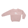 Letter Jumper | Ballet Pink