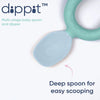 Dippit Multi Stage Baby Weaning Spoon and Dipper (Pack of 2) | Mint & Blue