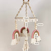 Cot Mobile | Rainbow Macrame (Pink)