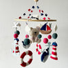 Cot Mobile | Nautical Captain Teddy