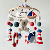 Cot Mobile | Nautical Captain Teddy