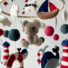 Cot Mobile | Nautical Captain Teddy