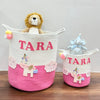 Jute Cotton Storage Basket | Magical Unicorn