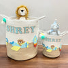 Jute Cotton Storage Basket | Skybound Teddy