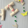 Personalised Name Bunting/Garland | Birds & Butterflies